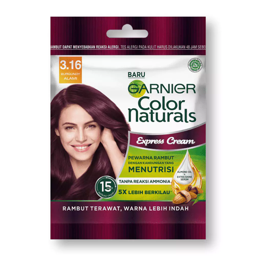 Garnier Crème Riche 3.16 Burgundy Alami Garnier Color Naturals 3.16 Burgundy Alami - Gambar 1