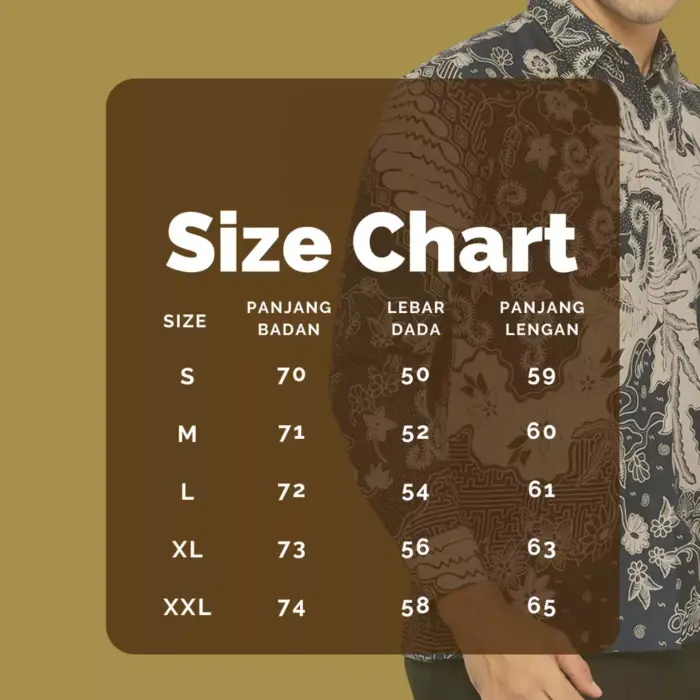 Kemeja Batik Pria Jogja 46 - Gambar 2