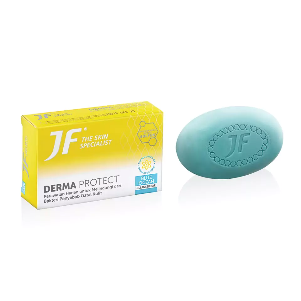 Sabun JF Derma Protect Blue Ocean 2 Sabun JF Derma Protect Blue Ocean 90 gr - Gambar 1