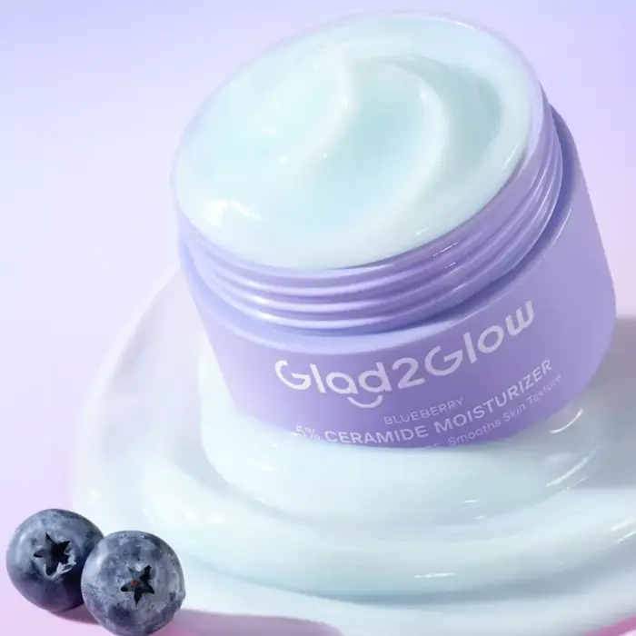 Glad2Glow Blueberry 5% Ceramide Moisturizer - Gambar 7
