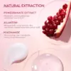 Glad2Glow Pomegranate 5% Niacinamide Brightening Moisturizer - Gambar 4