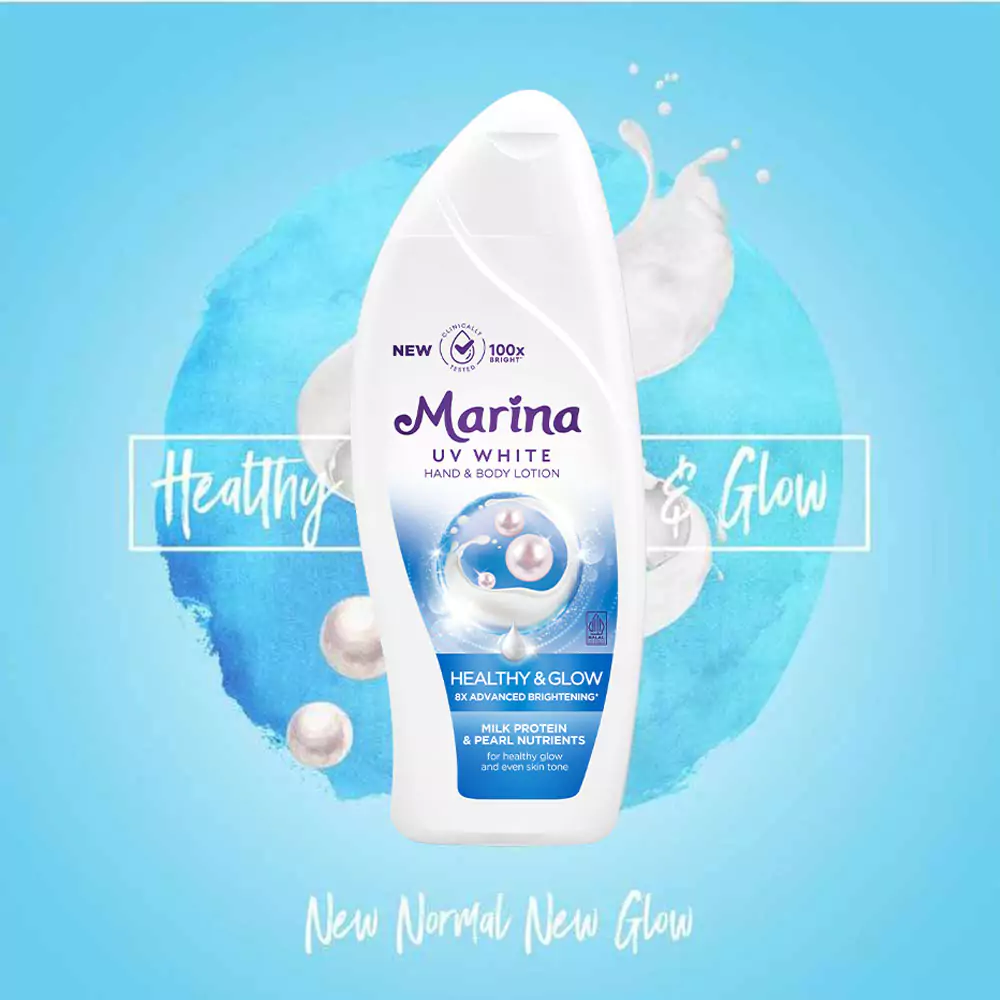 Marina UV White Healthy & Glow Marina UV White Healthy & Glow 185 ml - Gambar 1