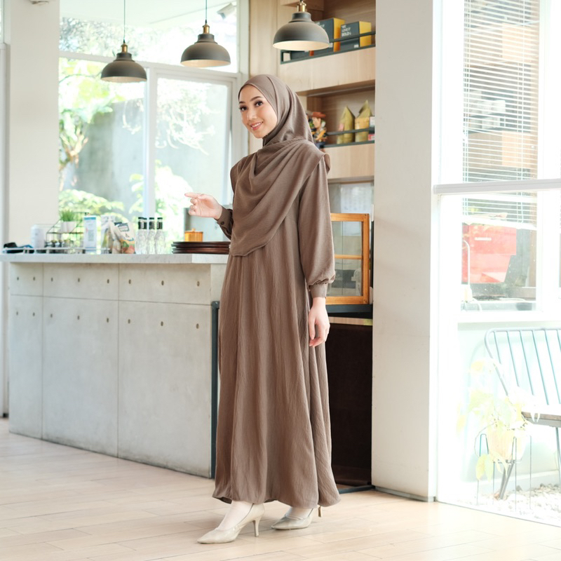Mayaza Syar'i Hijab + Khimar Bergo 2 Mayaza Syar'i Hijab + Khimar Bergo - Gambar 3