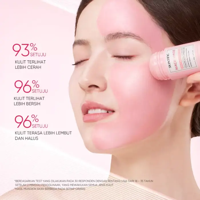 Skintific Niacinamide Bright Boost Clay Stick - Gambar 2