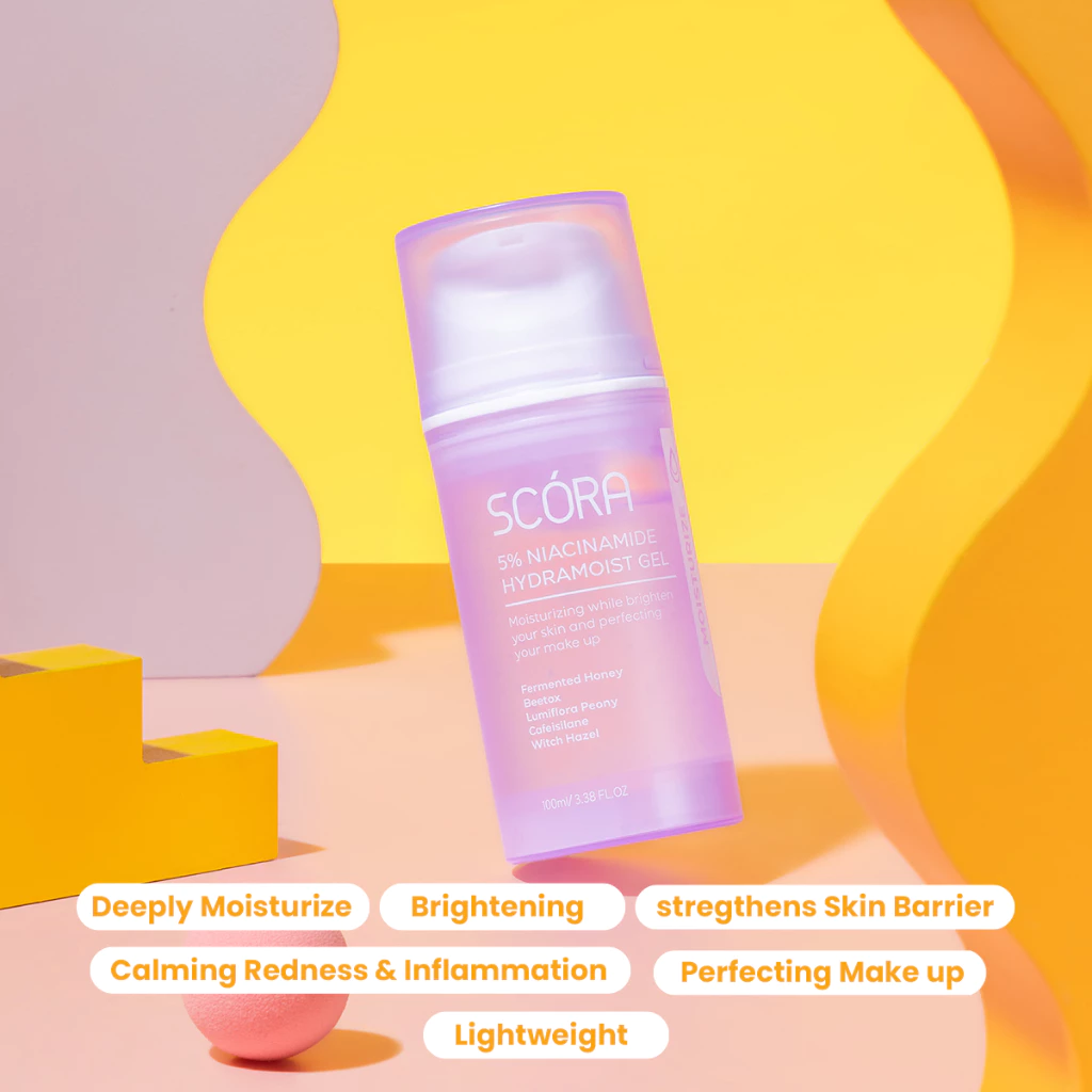 Scora 5% Niacinamide Hydramoist Gel 3 Scora 5% Niacinamide Hydramoist Gel 100 ml - Gambar 2
