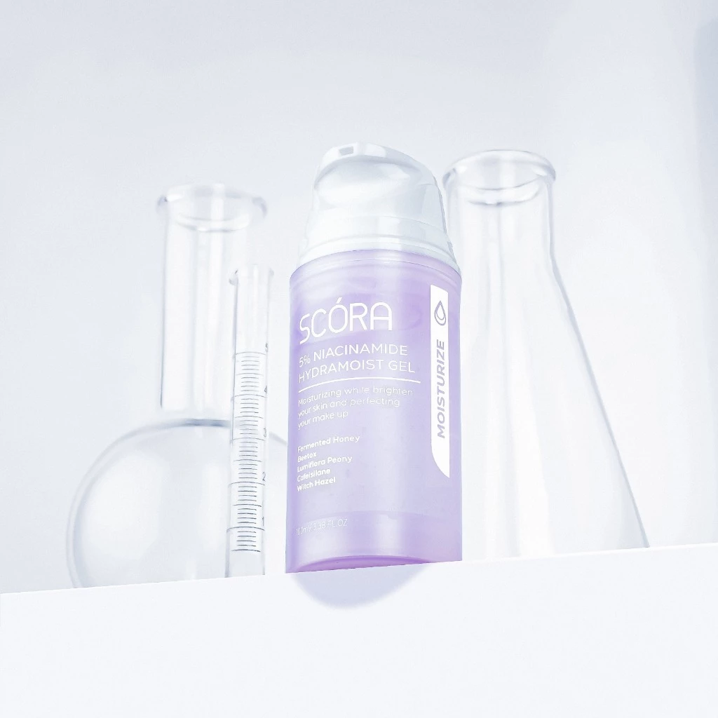 Scora 5% Niacinamide Hydramoist Gel 4 Scora 5% Niacinamide Hydramoist Gel 100 ml - Gambar 4