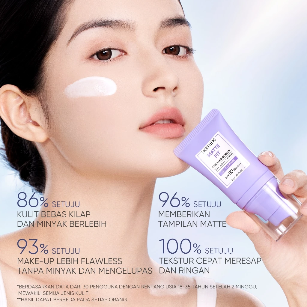 Skintific Matte Fit Serum Sunscreen 2 Skintific Matte Fit Serum Sunscreen 30 gr - Gambar 5