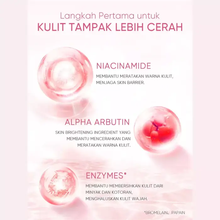 Skintific Niacinamide Brightening Cleanser 80 ml - Gambar 3