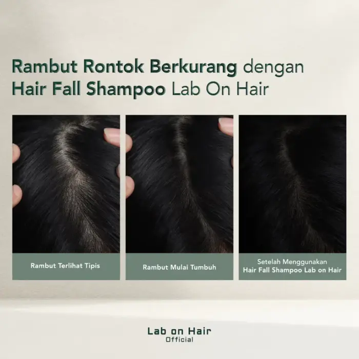 Lab On Hair Bundle Combo Anti Hair Fall Ampoule + Shampoo - Gambar 4