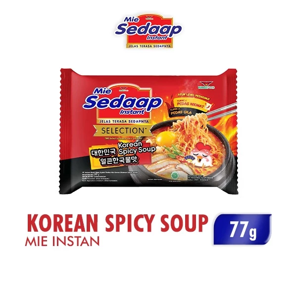 Mie Sedaap Korean Spicy Soup Mie Sedaap Korean Spicy Soup - Gambar 1