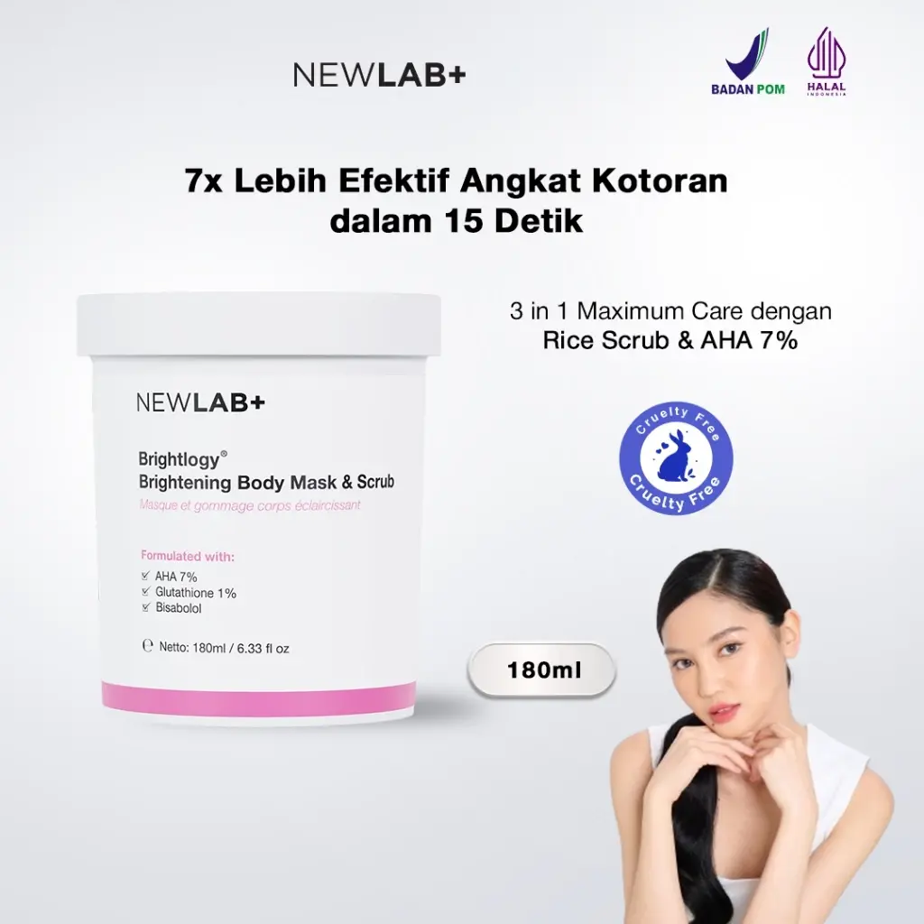 NEWLAB Brightlogy Body Mask & Scrub 4 NEWLAB Brightlogy Body Mask & Scrub - Gambar 1
