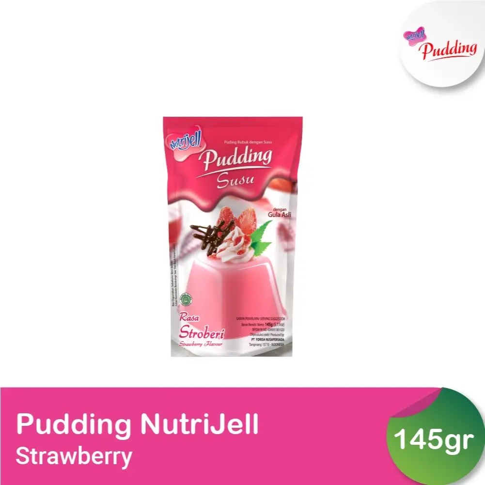 Nutrijell Pudding Susu Strawberry Nutrijell Pudding Susu - Gambar 5