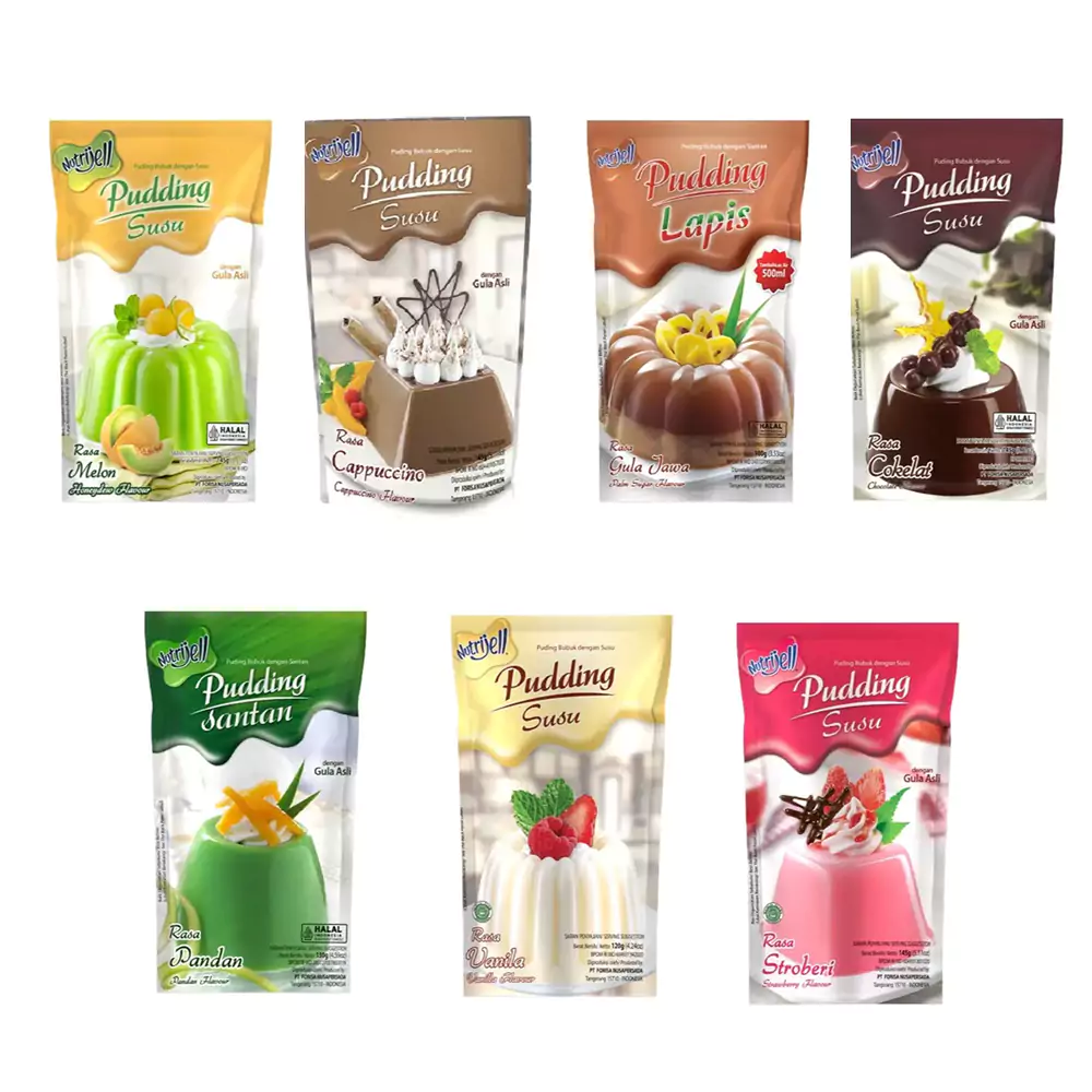 Nutrijell-Pudding-Susu Nutrijell Pudding Susu - Gambar 1