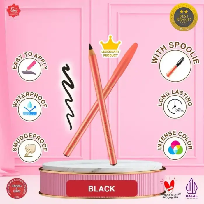 Viva Queen Eye Brow Pencil - Gambar 6