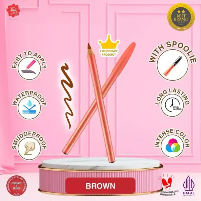 Viva Queen Eye Brow Pencil - Gambar 7