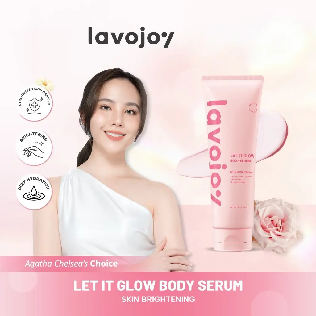 lavojoy Let It Glow Body Serum Skin Brightening 1 Lavojoy Let It Glow Body Serum Skin Brightening - Gambar 1