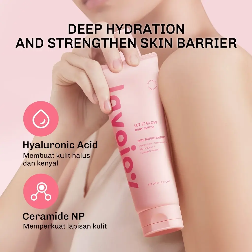 lavojoy Let It Glow Body Serum Skin Brightening 7 Lavojoy Let It Glow Body Serum Skin Brightening - Gambar 7