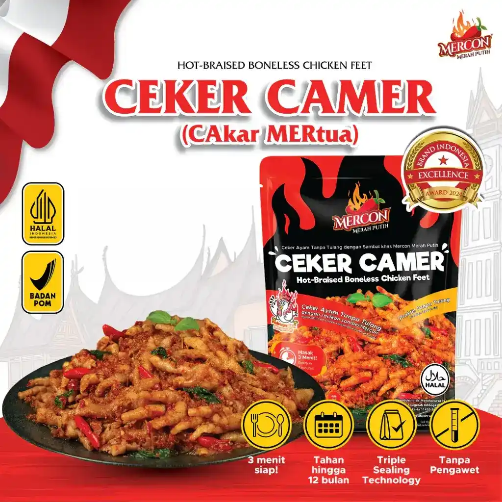 Mercon Merah Putih – Ceker CaMer Mercon Tanpa Tulang 1 Mercon Merah Putih – Ceker CaMer Mercon Tanpa Tulang - Gambar 1