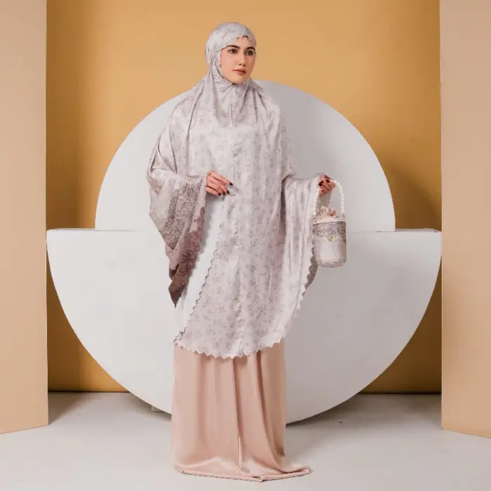 Ayana Series - Mukena Silk Premium Laser Cut - Gambar 3