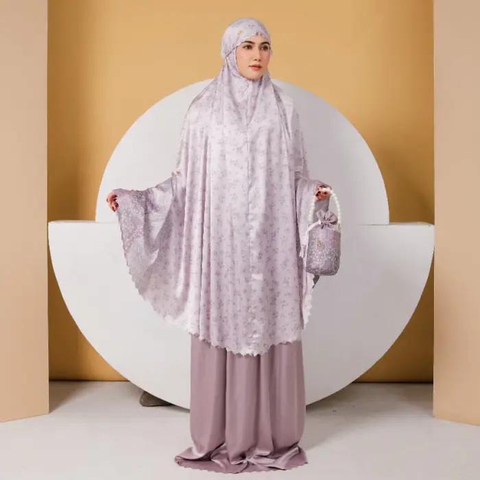 Ayana Series - Mukena Silk Premium Laser Cut - Gambar 2