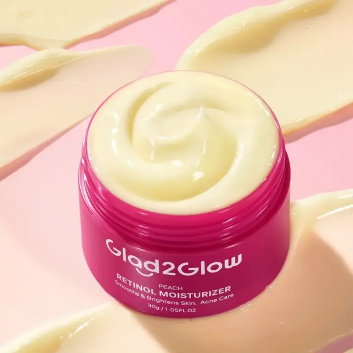 Glad2Glow Peach Retinol Moisturizer - Gambar 6