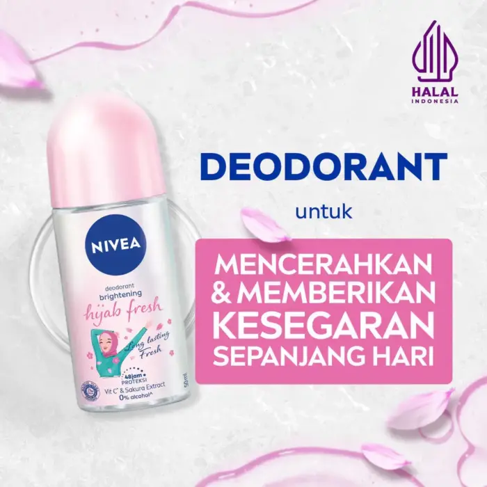 Nivea Deodorant Roll On Hijab Fresh 50ml - Gambar 3
