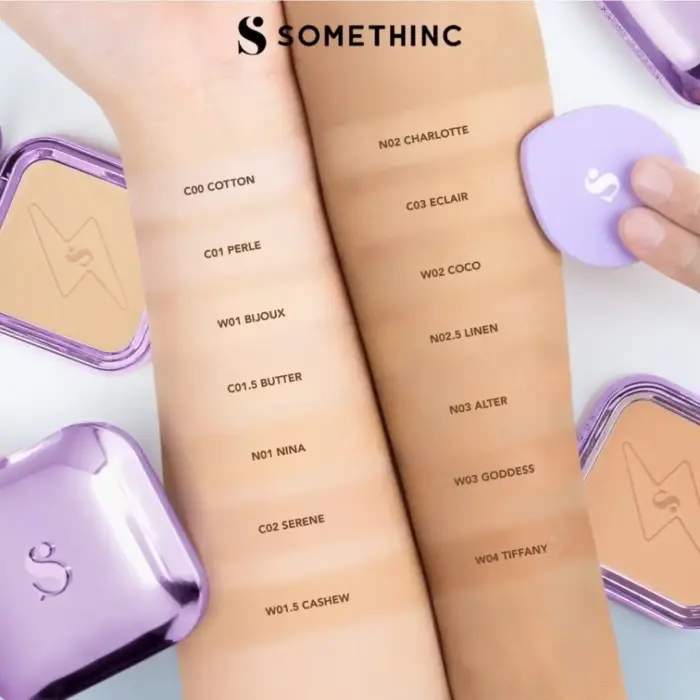 Somethinc Copy Paste COVERBLUR ™ Powder Foundation - Gambar 3
