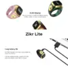 iQibla Zikr Smart Ring Lite E01 - Gambar 3