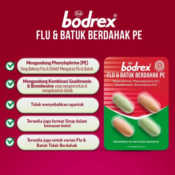 Bodrex Flu & Batuk Berdahak 1 Strip - Gambar 3
