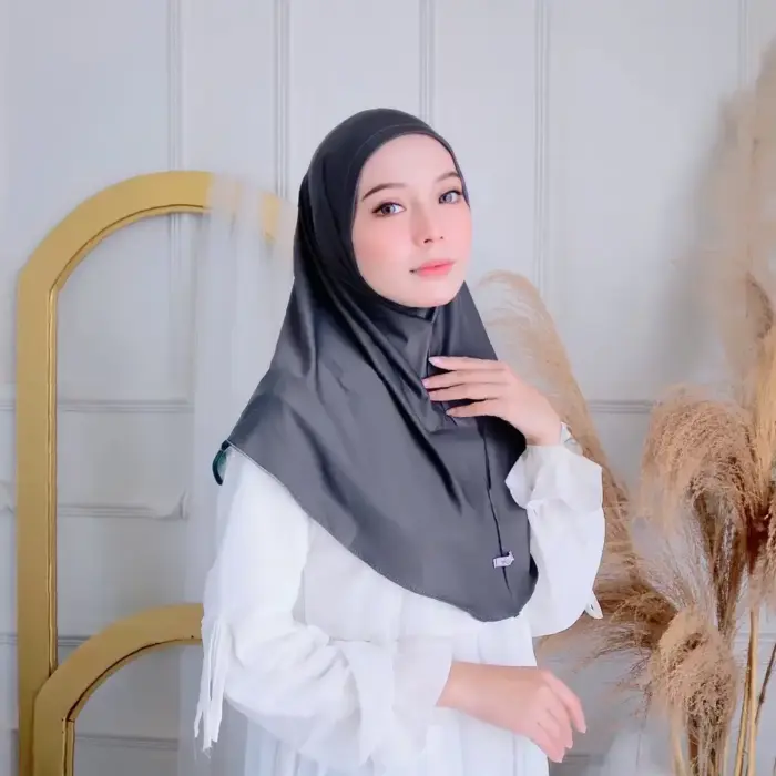 Zaida Hijab Instan Bergo Non Pet - Gambar 3
