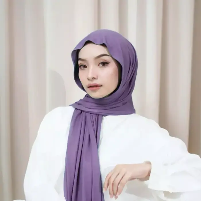 Pashmina Kaos Rayon - Gambar 14