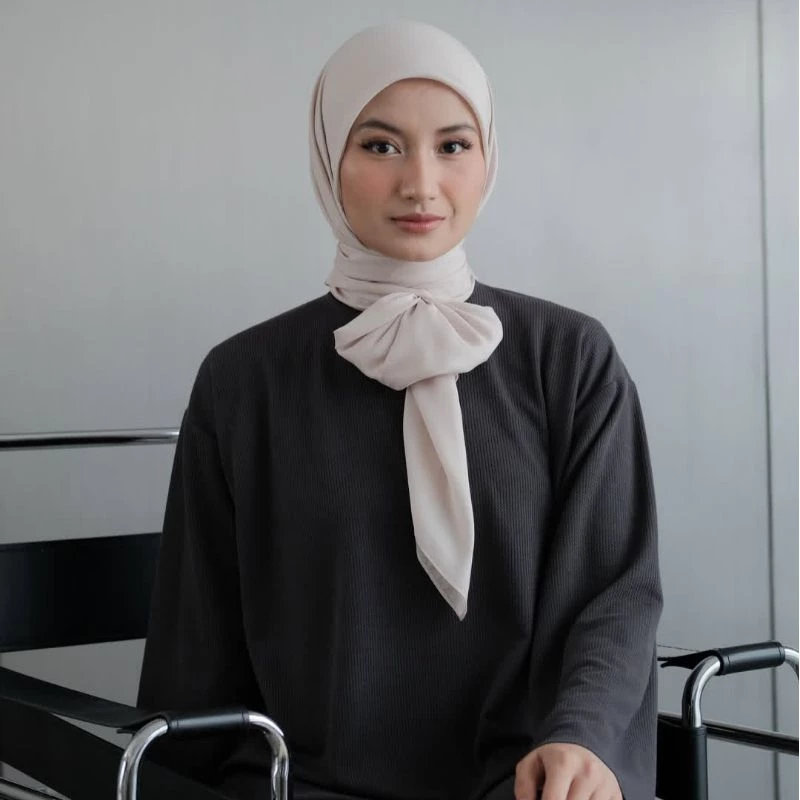 NHS Looks Plain Voal - Oat NHS Looks Plain Voal - Gambar 12