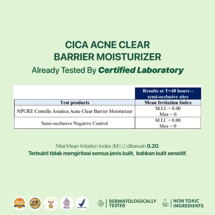 Npure Centella Asiatica Acne Clear Barrier Moisturizer - Gambar 5