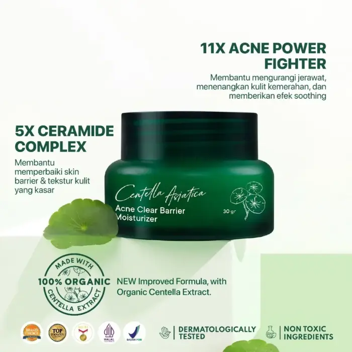 Npure Centella Asiatica Acne Clear Barrier Moisturizer - Gambar 2