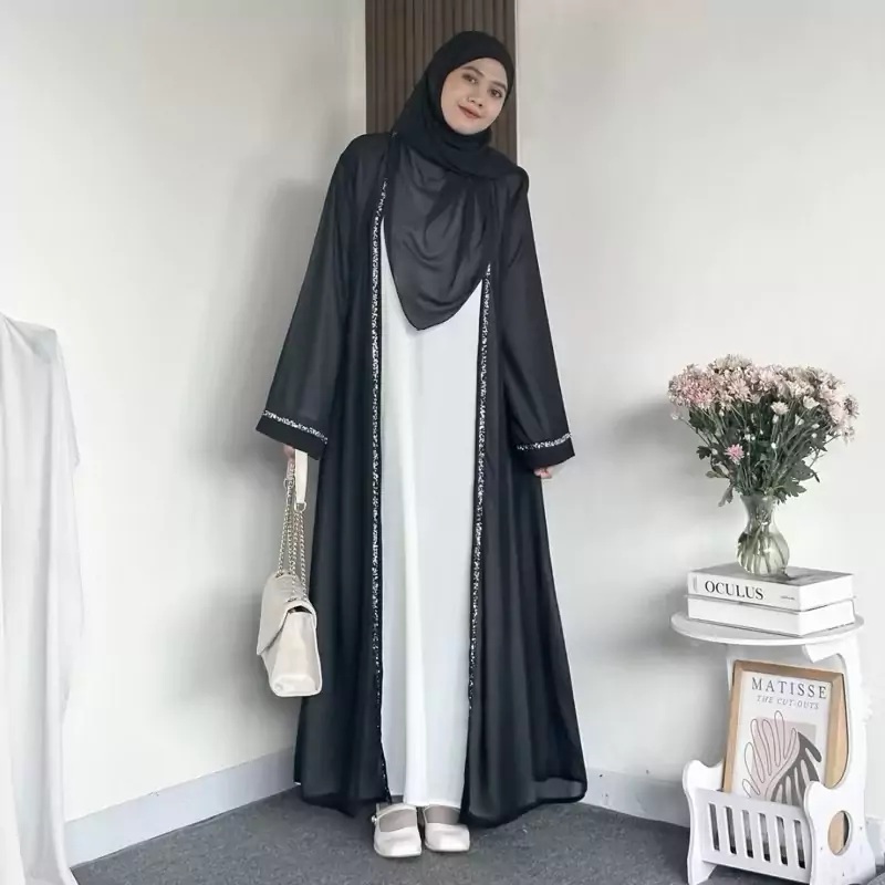 Abaya Zephy Turki Set Pashmina 1 Abaya Zephy Turki Set Pashmina - Gambar 7