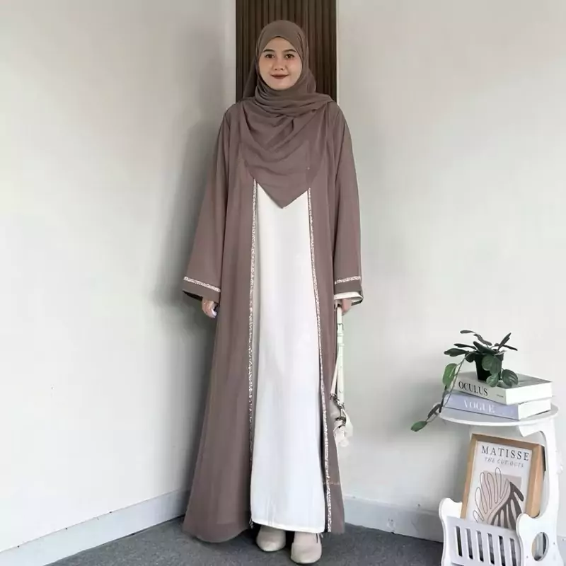 Abaya Zephy Turki Set Pashmina 3 Abaya Zephy Turki Set Pashmina - Gambar 6