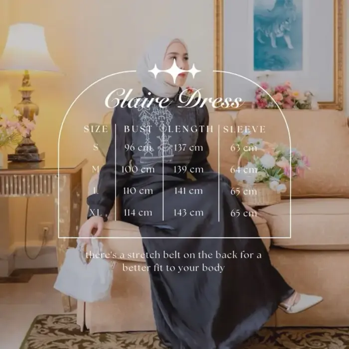 Claire Dress Rayya - Gambar 3