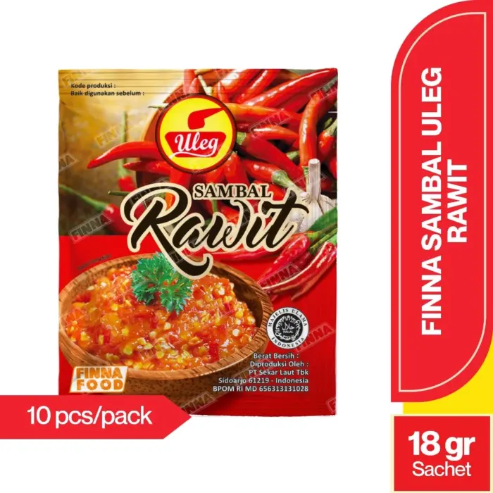 Finna Sambal Uleg Renceng Isi 10 Sachet - Gambar 7