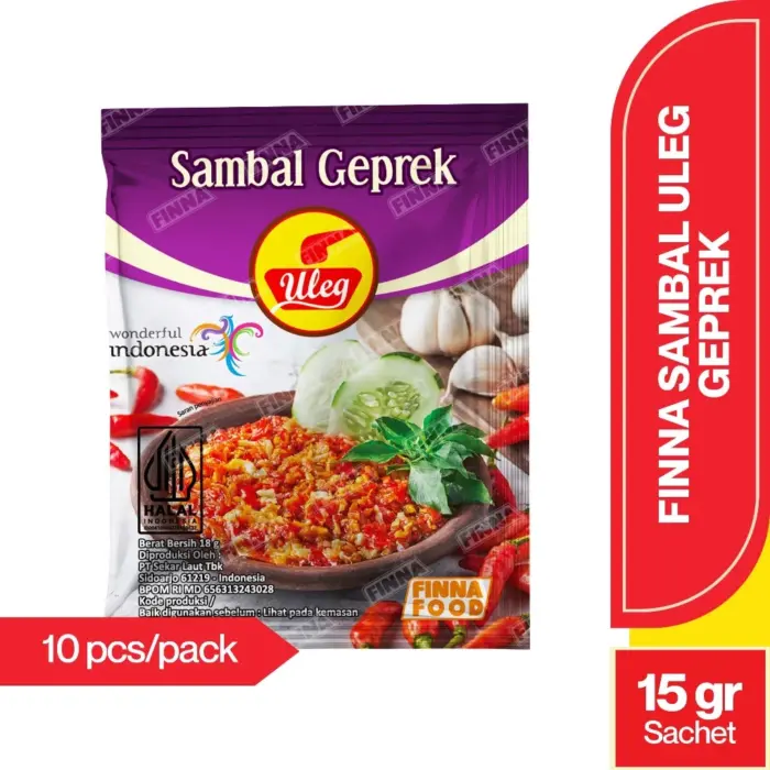 Finna Sambal Uleg Renceng Isi 10 Sachet - Gambar 4