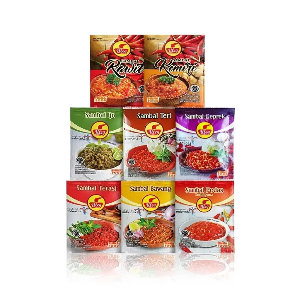 Finna Sambal Uleg Finna Sambal Uleg Renceng Isi 10 Sachet - Gambar 1