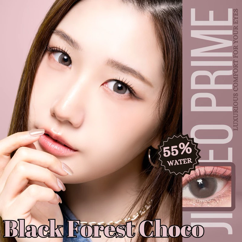 Jisseo Black Forest Choco Softlens Jisseo Black Forest Choco (Normal) - Gambar 1