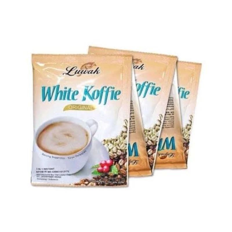Luwak White Coffee Luwak White Coffee Original Renceng Isi 10 Sachet - Gambar 1