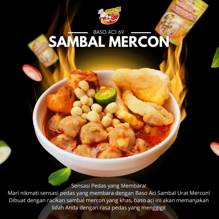 Baso Aci 69 - Urat Sambal Mercon 2 Baso Aci 69 - Urat Sambal Mercon - Gambar 2