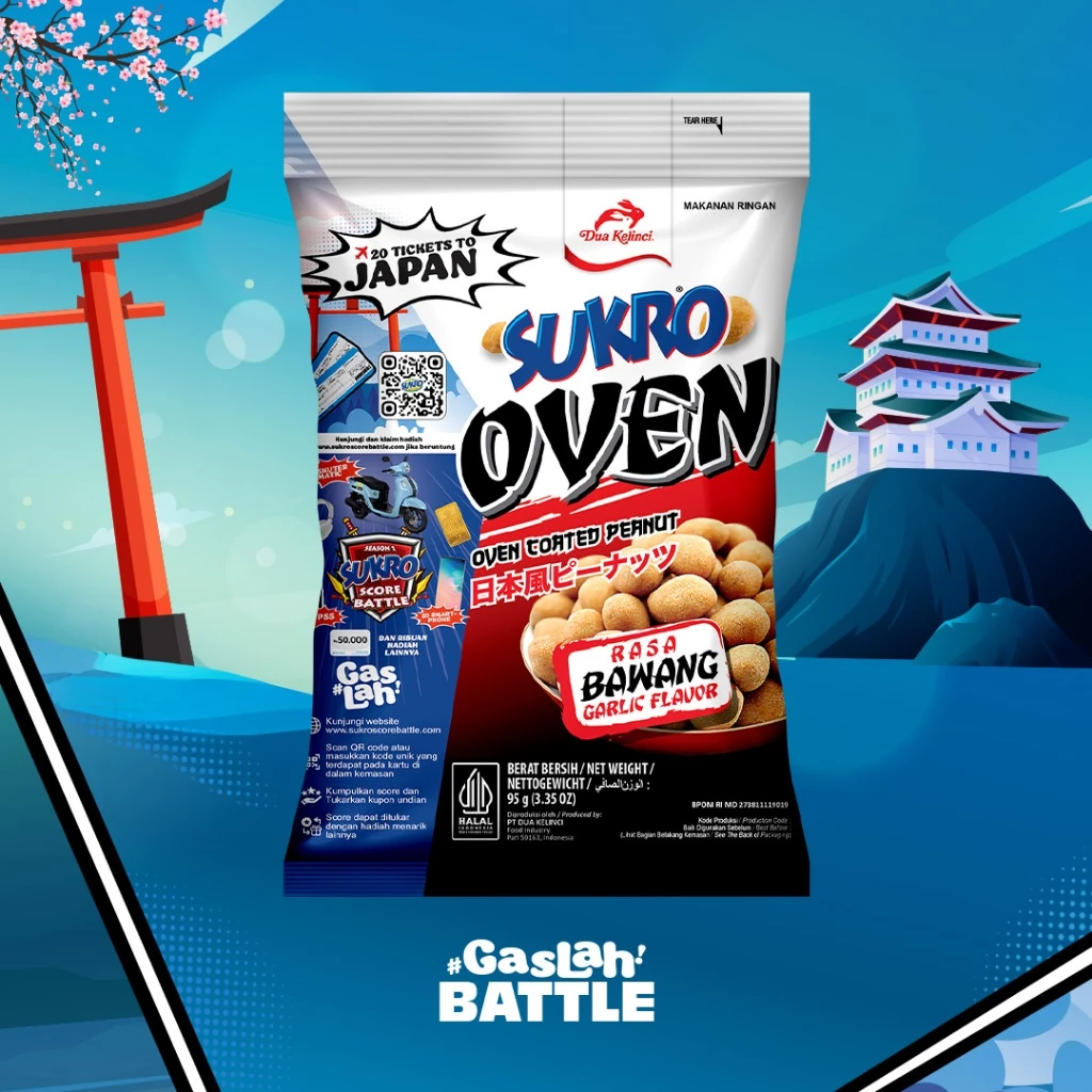 Kacang Sukro Oven Rasa Bawang Kacang Sukro - Gambar 2