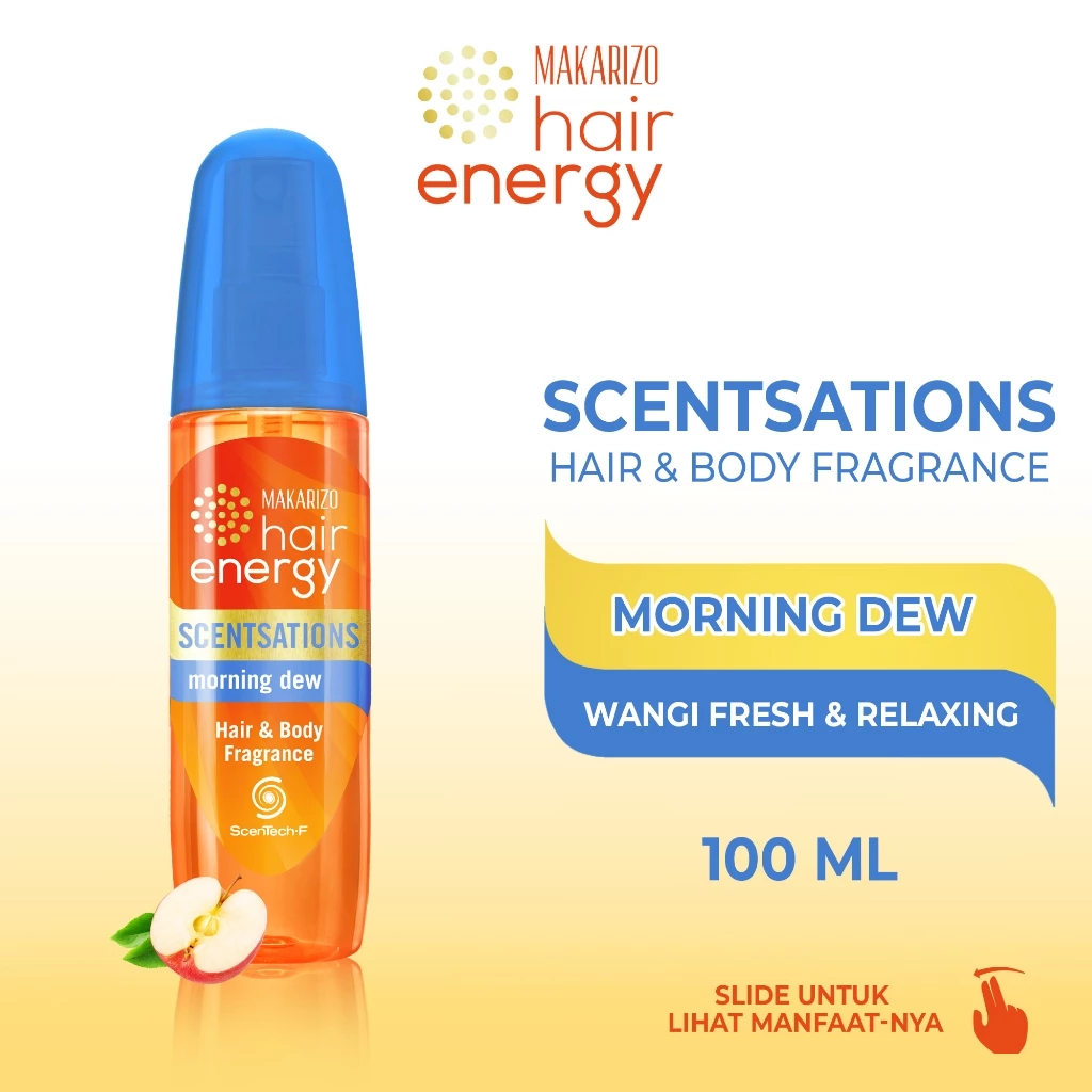 Makarizo Hair Energy Scentsations Hair Fragrance Morning Dew Makarizo Hair Energy Scentsations Parfum Rambut - Gambar 3