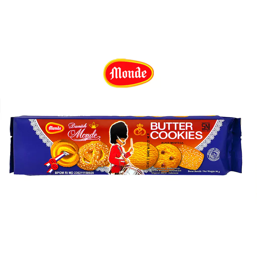 Monde Butter Cookies Monde Butter Cookies 90 gr - Gambar 1