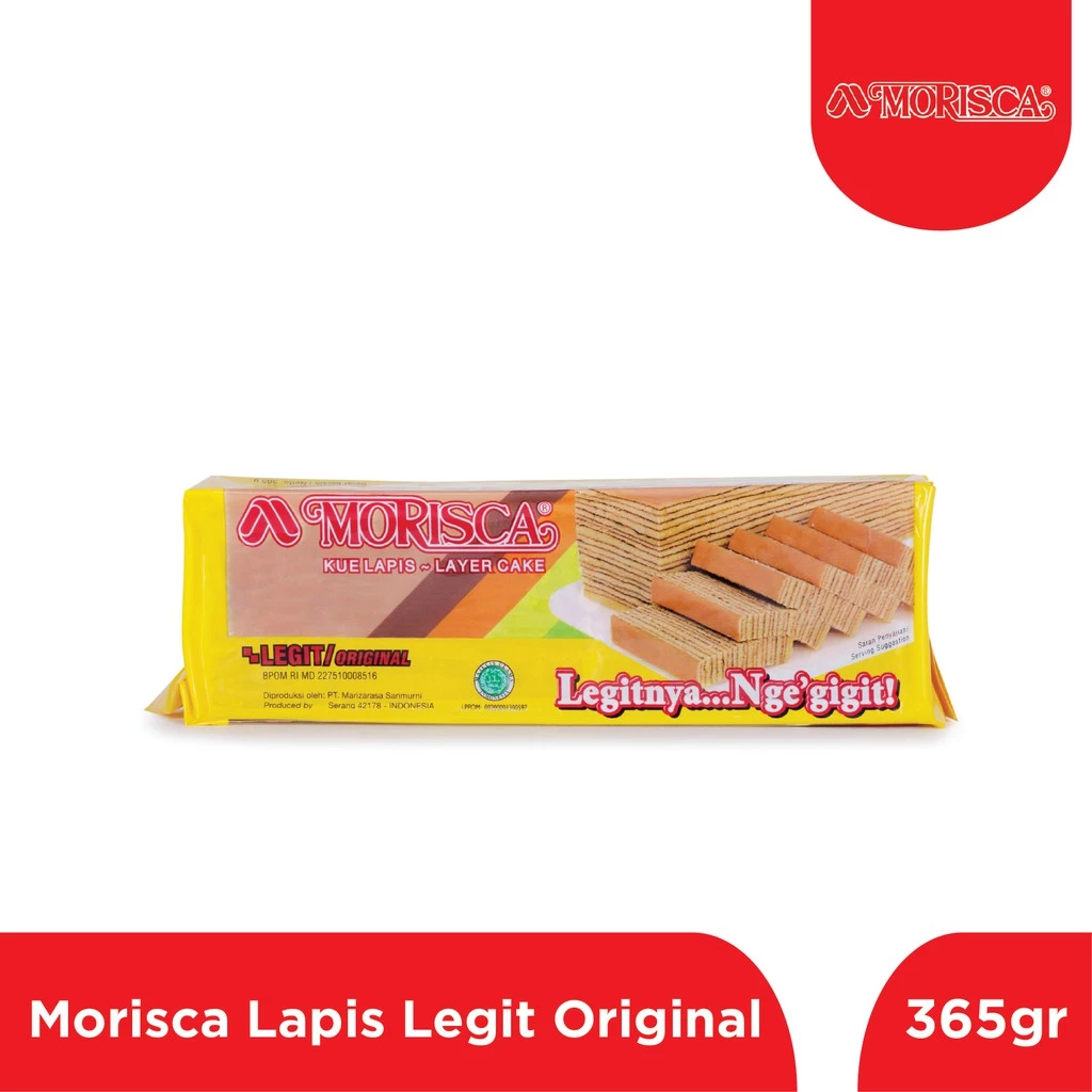 Morisca Kue Lapis Original Morisca Kue Lapis Original 365gr - Gambar 1