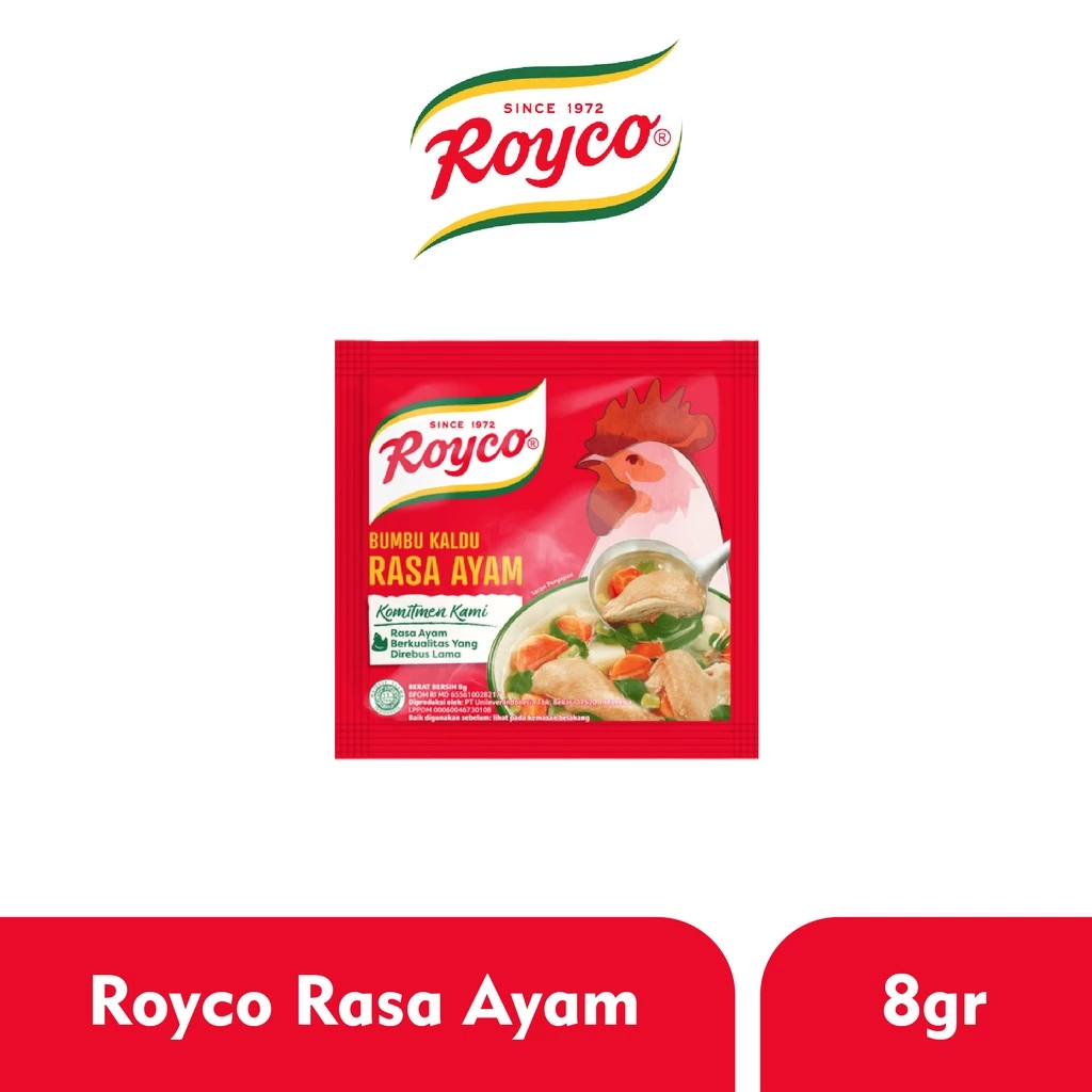 Royco Rasa Ayam Royco Bumbu Kaldu Renceng 12 Sachet - Gambar 2