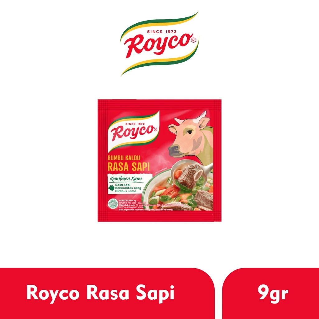 Royco Rasa Sapi Royco Bumbu Kaldu Renceng 12 Sachet - Gambar 3