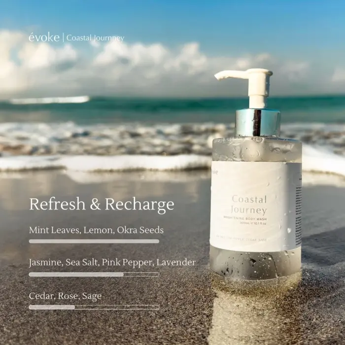 EVOKE Body Wash - Coastal Journey - Gambar 6